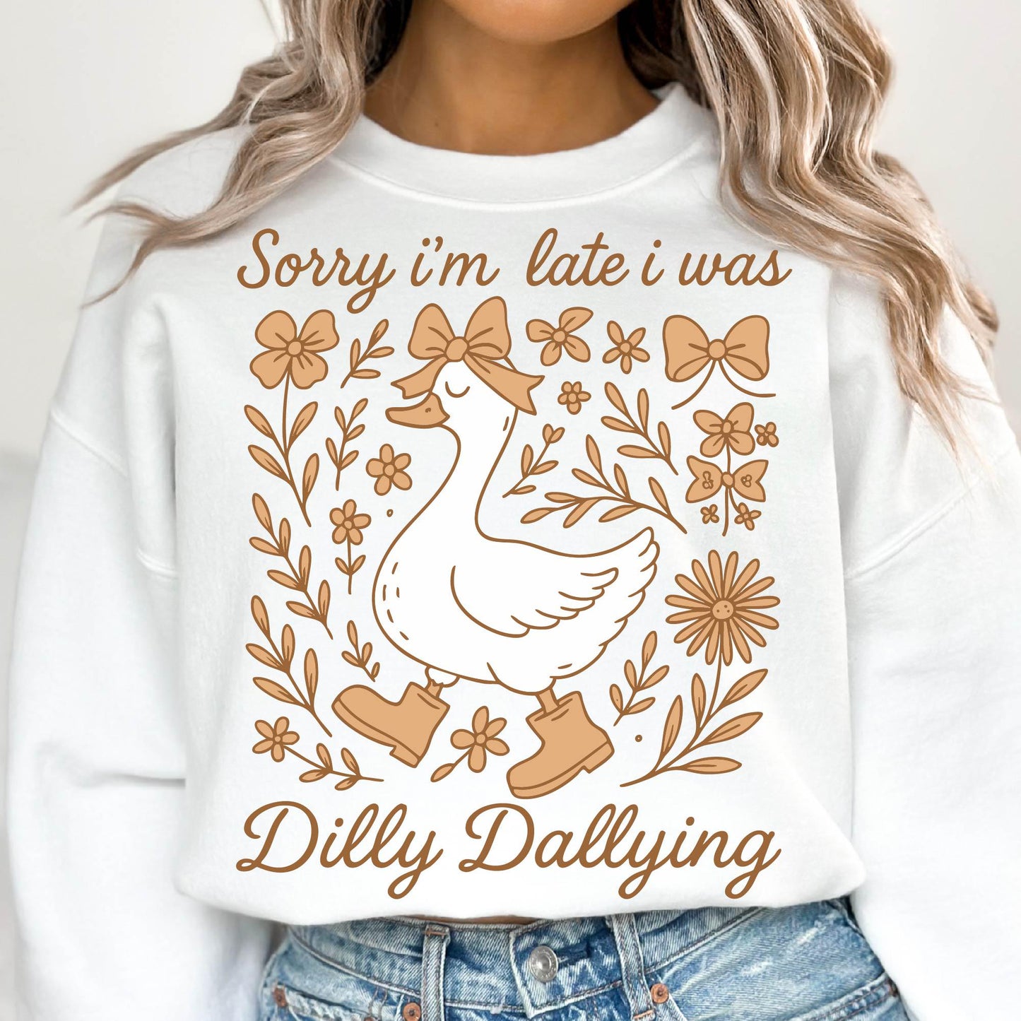 Dilly Dallying Goose PNG & SVG