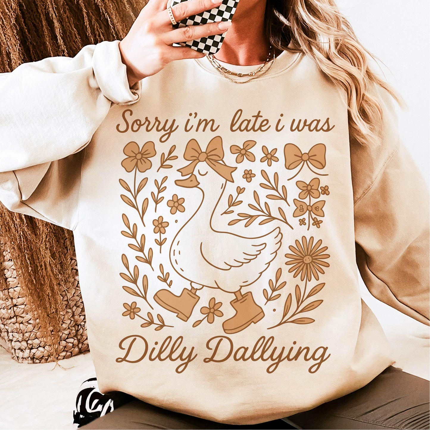 Dilly Dallying Goose PNG & SVG