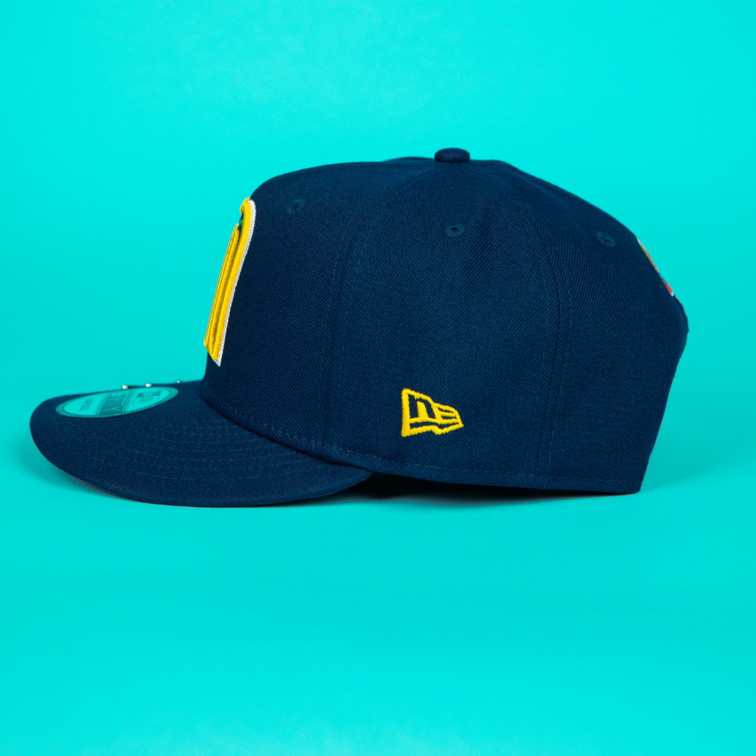 NEW ERA 9FIFTY DARK BLUE MEXICO WBC SNAPBACK W/ MEXICO FLAG SIDE PATCH