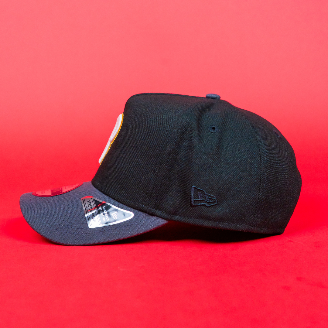 NEW ERA 9FIFTY A-FRAME BLACK/ GREY PHILADELPHIA PHILLIES SNAPBACK W/ 1996 ALL STAR GAME SIDE PATCH