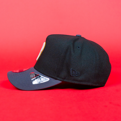 NEW ERA 9FIFTY A-FRAME BLACK/ GREY PHILADELPHIA PHILLIES SNAPBACK W/ 1996 ALL STAR GAME SIDE PATCH