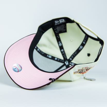 NEW ERA 9FIFTY A-FRAME CHROME/ BROWN CHICAGO WHITE SOX SNAPBACK W/ 2003 ALL STAR GAME SIDE PATCH