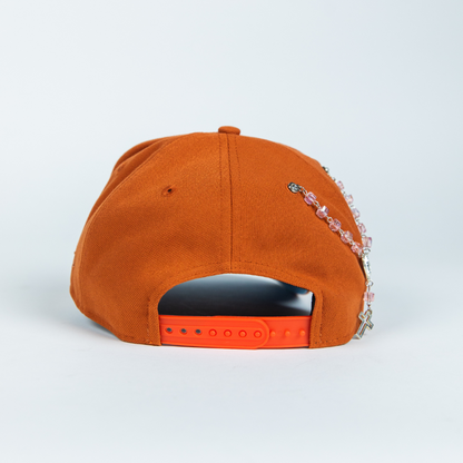 NEW ERA 9FIFTY A-FRAME RUST PHILADELPHIA PHILLIES SNAPBACK W/ 1996 ALL STAR GAME SIDE PATCH