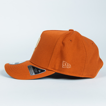 NEW ERA 9FIFTY A-FRAME RUST PHILADELPHIA PHILLIES SNAPBACK W/ 1996 ALL STAR GAME SIDE PATCH