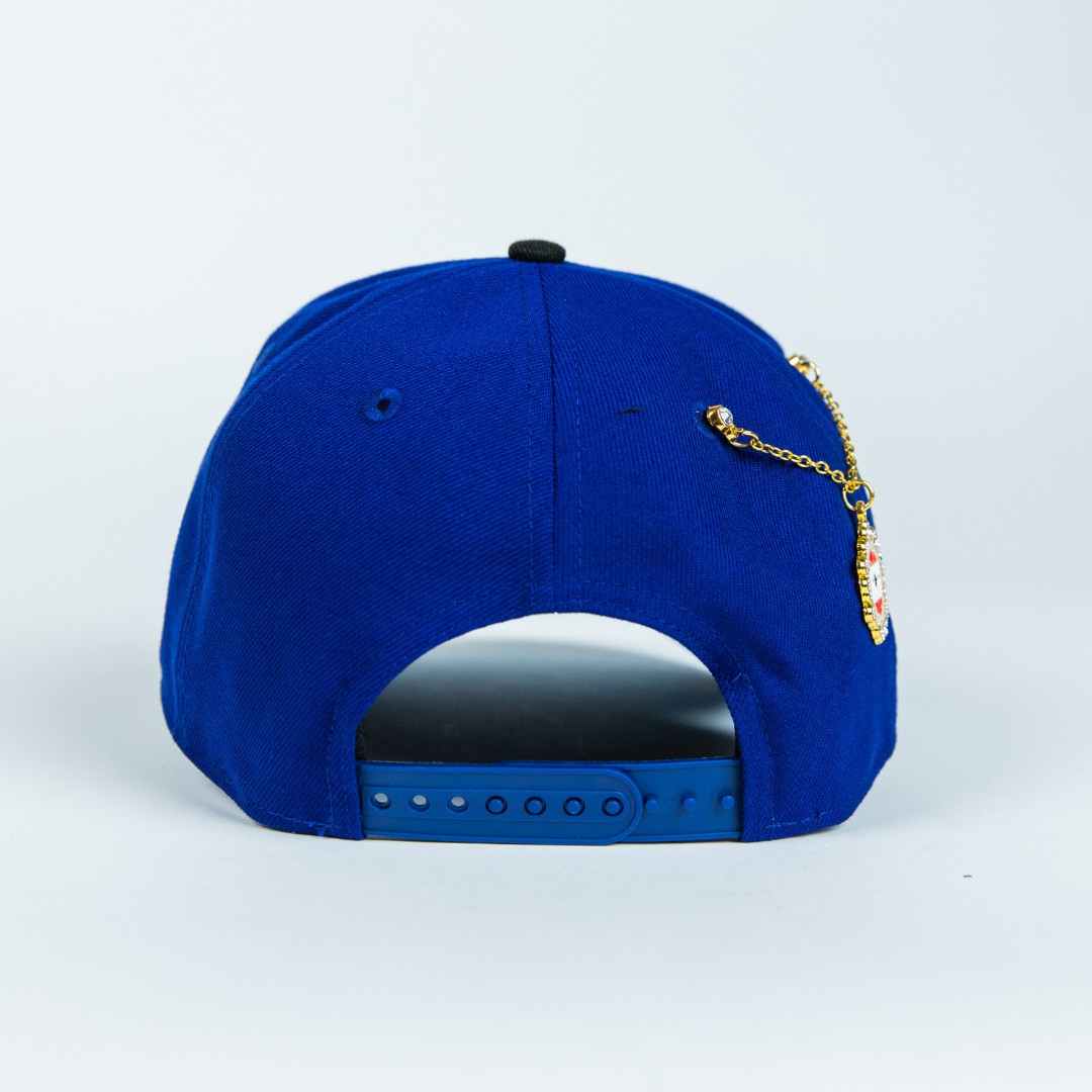 NEW ERA 9FIFTY A-FRAME DARK BLUE/ BLACK CHICAGO WHITE SOX SNAPBACK W/ 2005 WORLD SERIE SIDE PATCH