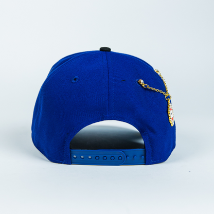 NEW ERA 9FIFTY A-FRAME DARK BLUE/ BLACK CHICAGO WHITE SOX SNAPBACK W/ 2005 WORLD SERIE SIDE PATCH
