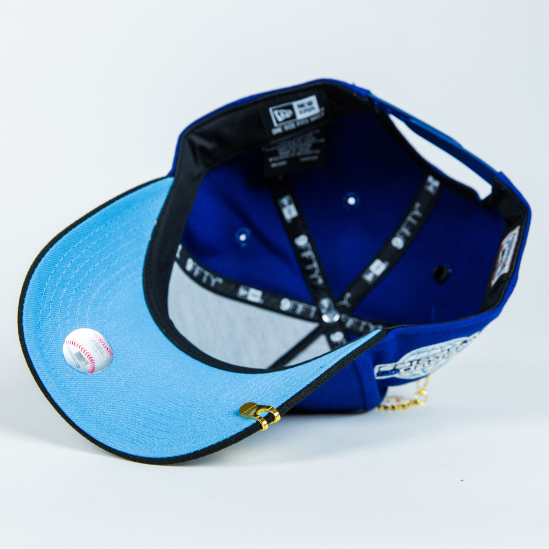 NEW ERA 9FIFTY A-FRAME DARK BLUE/ BLACK CHICAGO WHITE SOX SNAPBACK W/ 2005 WORLD SERIE SIDE PATCH
