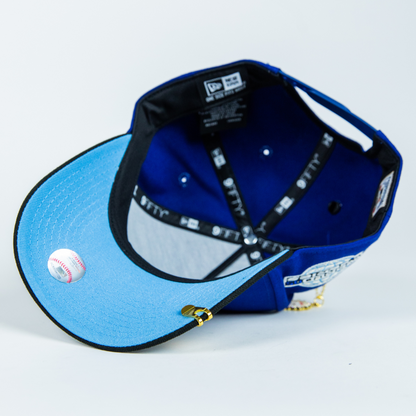 NEW ERA 9FIFTY A-FRAME DARK BLUE/ BLACK CHICAGO WHITE SOX SNAPBACK W/ 2005 WORLD SERIE SIDE PATCH