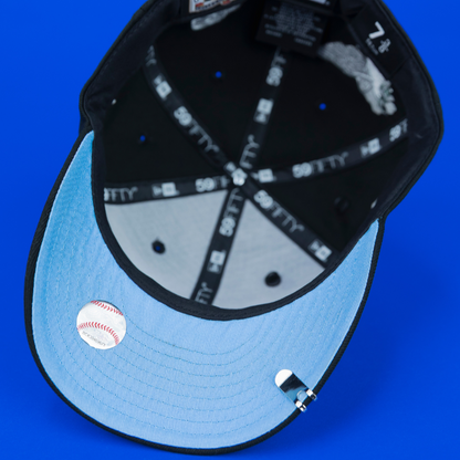 NEW ERA EXCLUSIVE 59FIFTY BLACK HOUSTON ASTROS "HEAVENLY CITY" W/ ANNIVERSARY SIDE PATCH *FREE BLIP INCLUDED