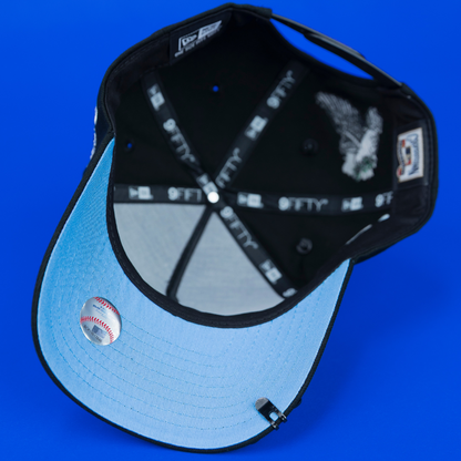 NEW ERA EXCLUSIVE 9FIFTY A-FRAME BLACK CHICAGO WHITE SOX "HEAVENLY CITY" W/ 1917 WORLD SERIES SIDE PATCH *FREE BLIP INCLUDED