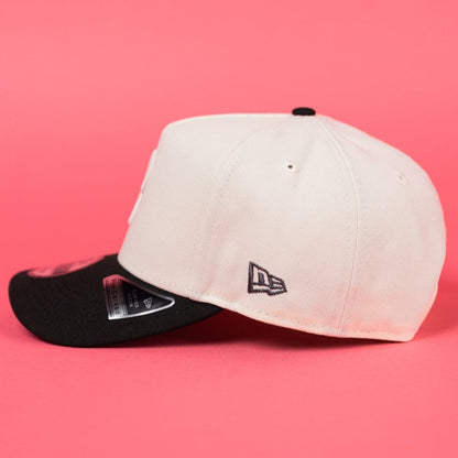 NEW ERA 9FIFTY A-FRAME CHROME/ BLACK PHILADELPHIA PHILLIES SNAPBACK W/ HOME OF THE PHILLIES SIDE PATCH