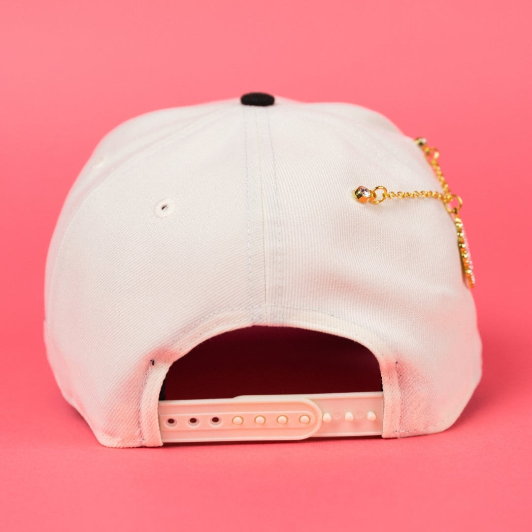 NEW ERA 9FIFTY A-FRAME CHROME/ BLACK PHILADELPHIA PHILLIES SNAPBACK W/ HOME OF THE PHILLIES SIDE PATCH
