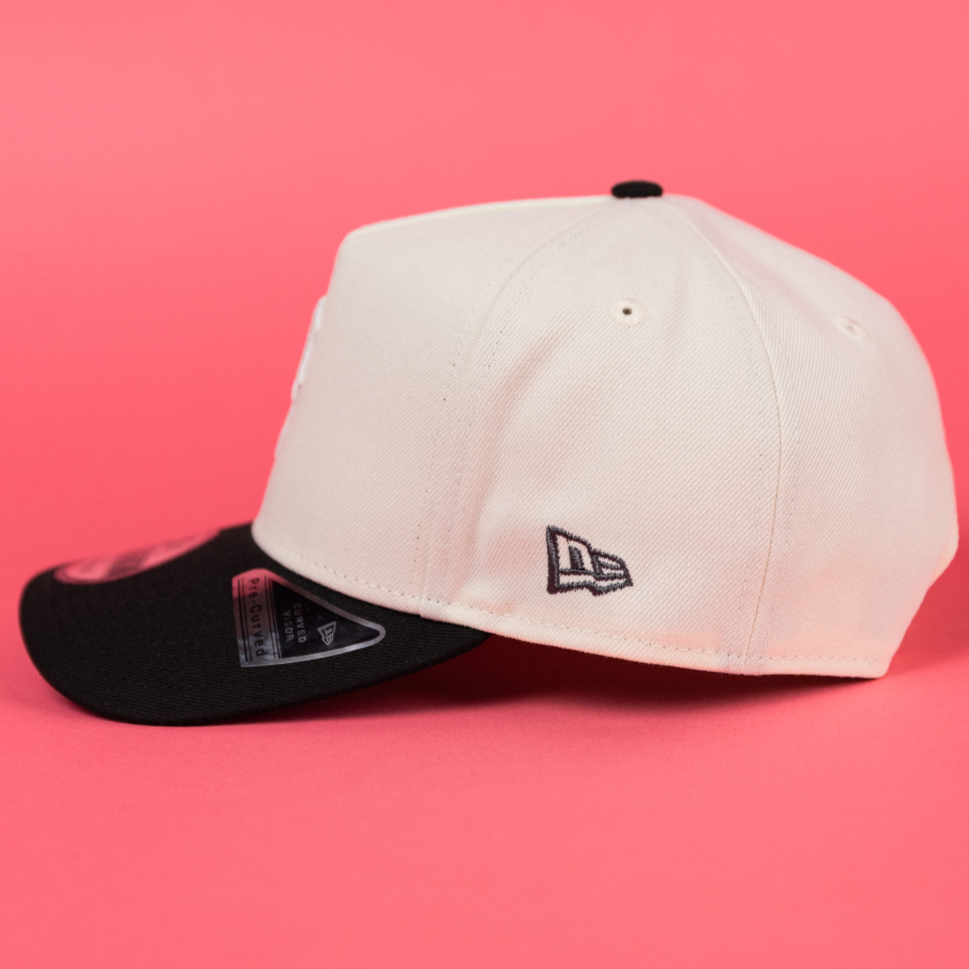 NEW ERA 9FIFTY A-FRAME CHROME/ BLACK PITTSBURGH PIRATES SNAPBACK W/ SIDE PATCH
