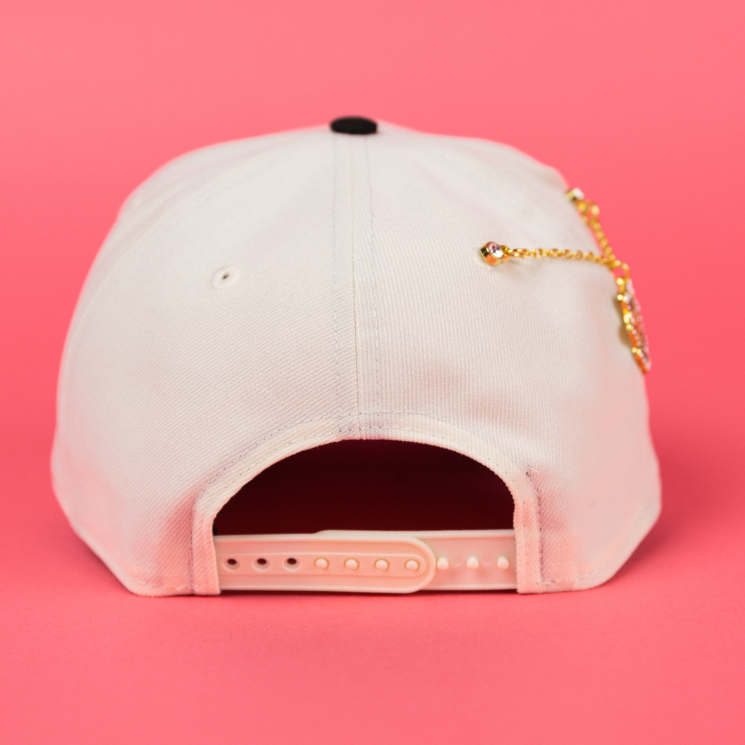 NEW ERA 9FIFTY A-FRAME CHROME/ BLACK PITTSBURGH PIRATES SNAPBACK W/ SIDE PATCH