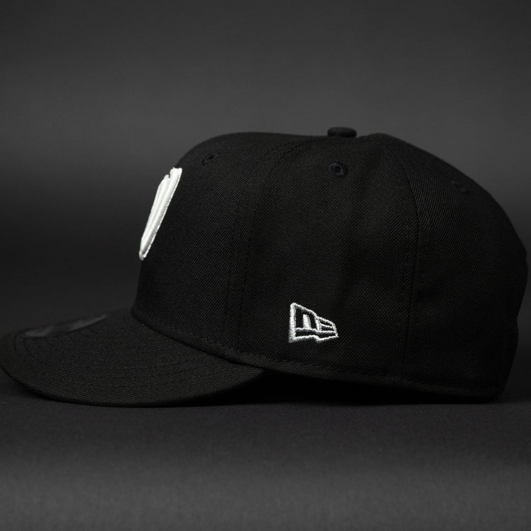 NEW ERA EXCLUSIVE 9FIFTY BLACK WASHINGTON NATIONALS W/ ANNIVERSARY SIDE PATCH
