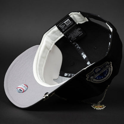 NEW ERA EXCLUSIVE 9FIFTY BLACK WASHINGTON NATIONALS W/ ANNIVERSARY SIDE PATCH