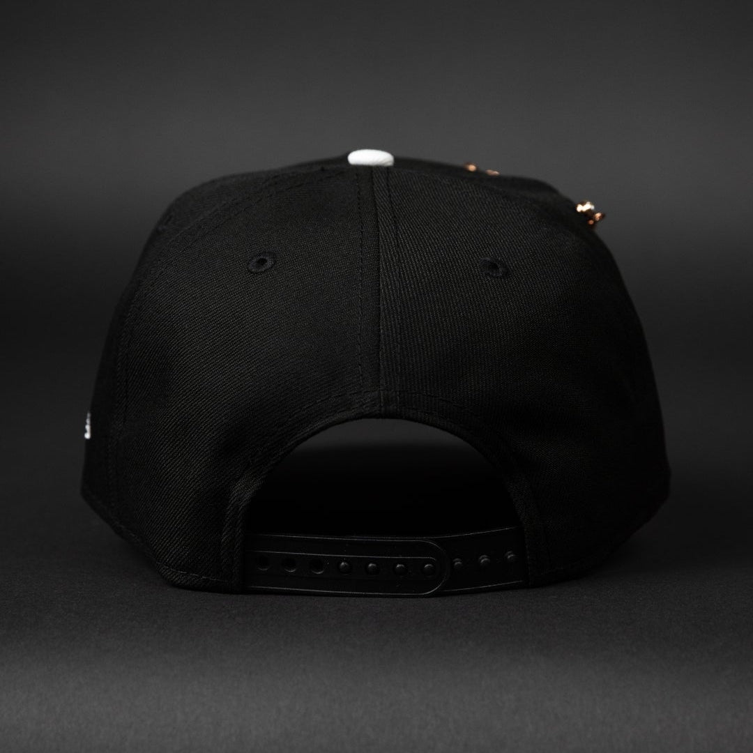 NEW ERA EXCLUSIVE 9FIFTY BLACK CHICAGO WHITE SOX W/ PINK ROSES + ALL STAR GAME SIDE PATCH