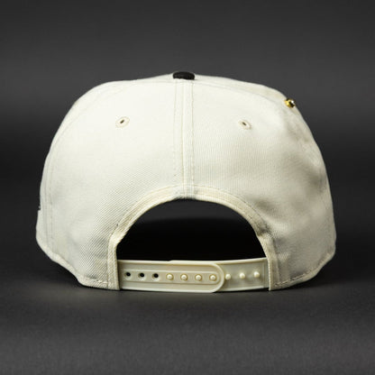 NEW ERA EXCLUSIVE 9FIFTY CHROME/ BLACK CHICAGO WHITE SOX SNAPBACK W/ PINK ROSE + ALL STAR YEARS SIDE PATCH