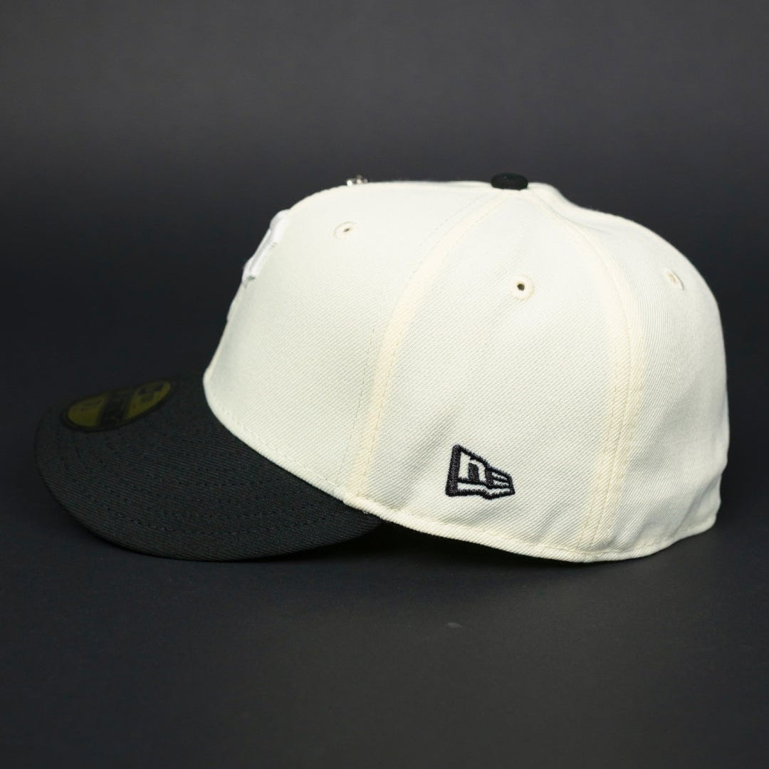 NEW ERA EXCLUSIVE 59FIFTY CHROME/ BLACK PITTSBURGH PIRATES W/ 1959 ALL STAR GAME SIDE PATCH