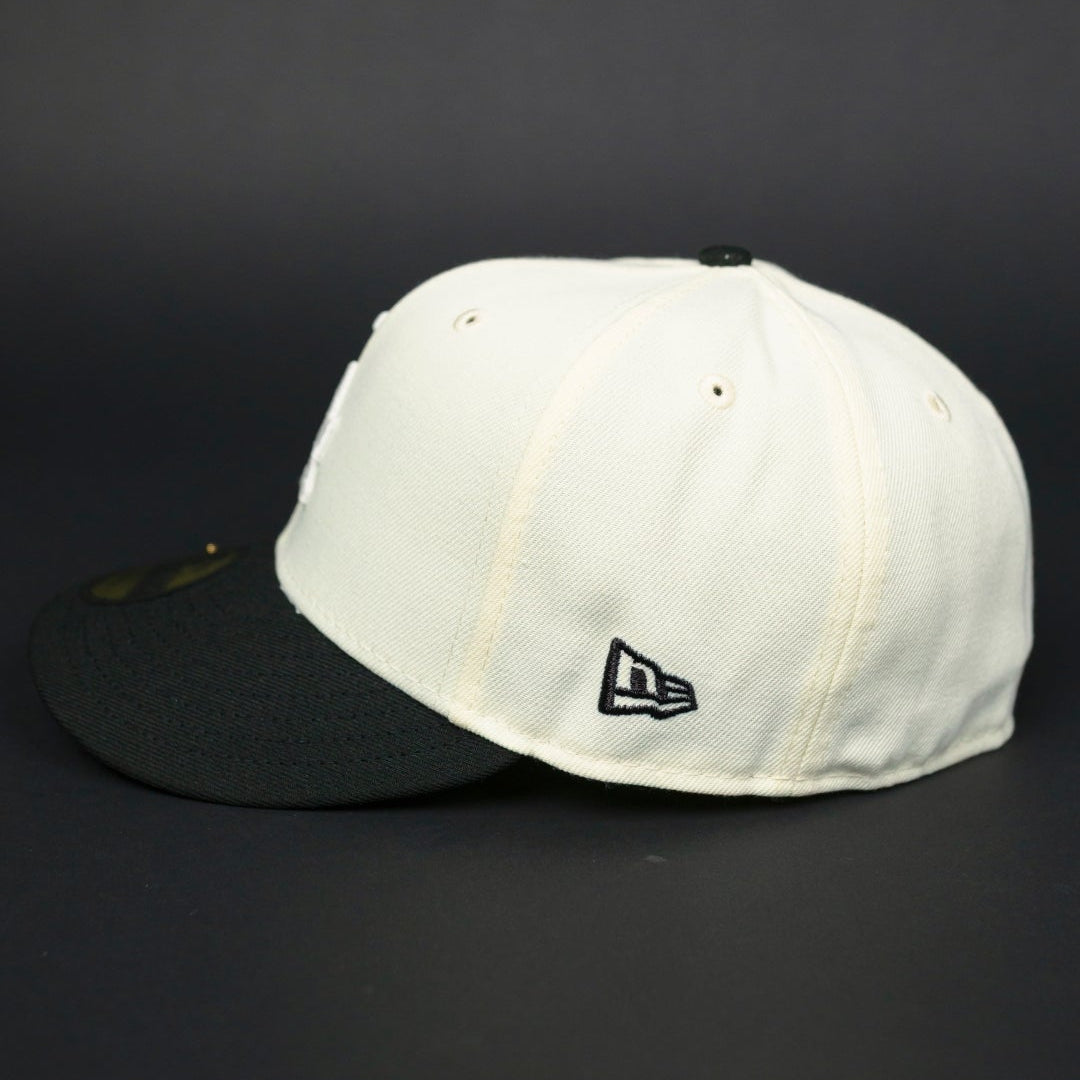 NEW ERA EXCLUSIVE 59FIFTY CHROME/ BLACK LOS ANGELES DODGERS W/ SHOHEI OHTANI SIDE PATCH