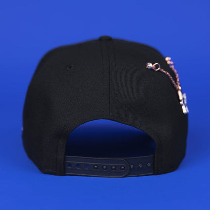 NEW ERA 9FIFTY A-FRAME BLACK LOS ANGELES KINGS SNAPBACK W/ ALL STAR GAME SIDE PATCH