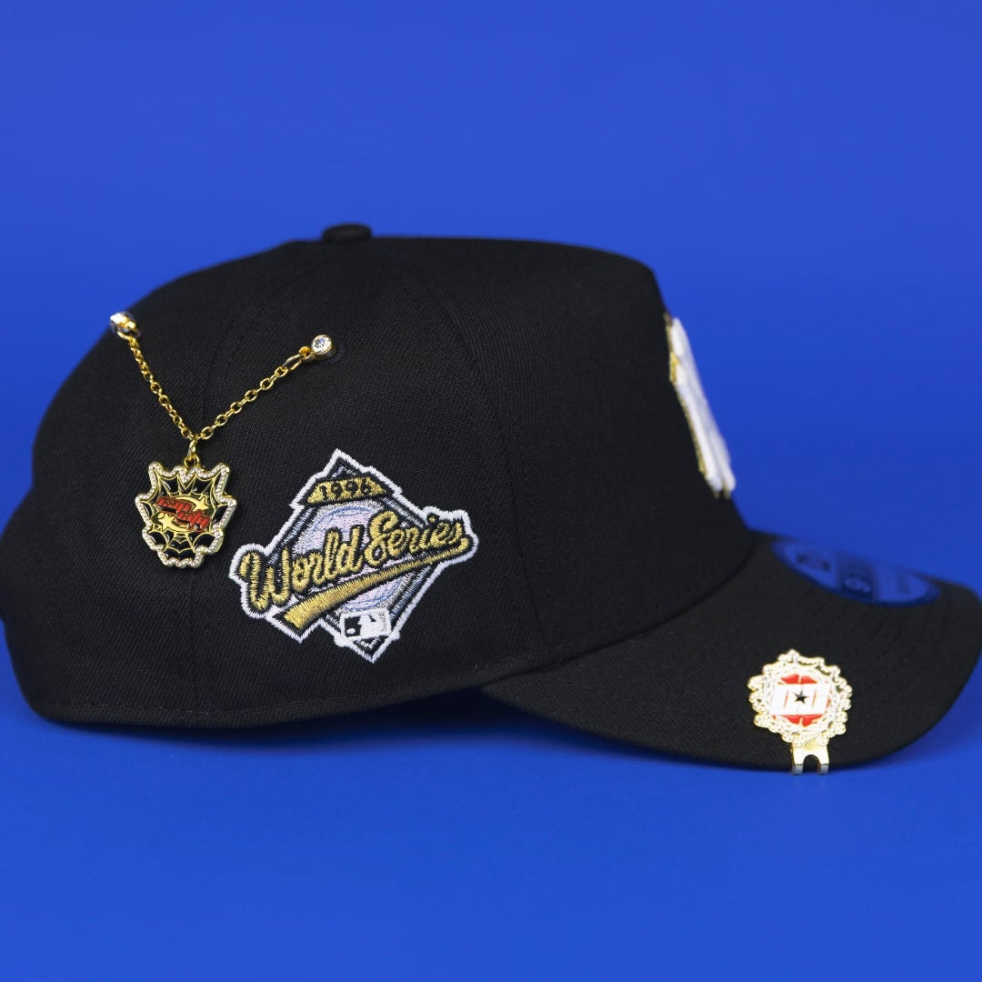 NEW ERA 9FIFTY A-FRAME BLACK NEW YORK YANKEES SNAPBACK W/ 1996 WORLD SERIES SIDE PATCH