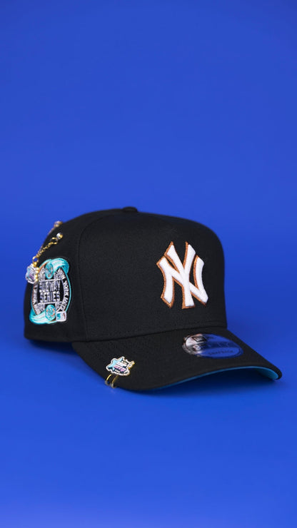 NEW ERA 9FIFTY A-FRAME BLACK NEW YORK YANKEES SNAPBACK W/ SUBWAY SERIES SIDE PATCH