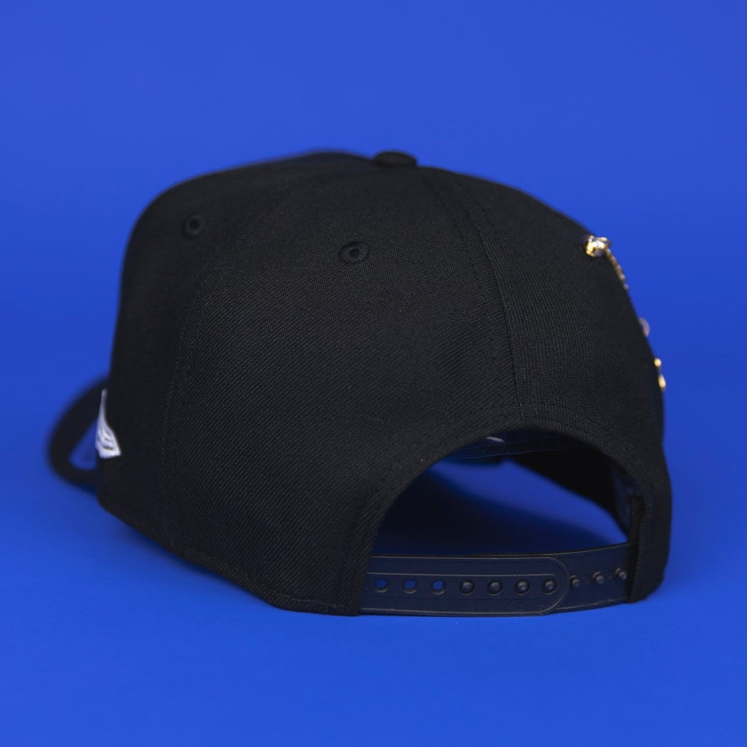 NEW ERA 9FIFTY A-FRAME BLACK NEW YORK YANKEES SNAPBACK W/ SUBWAY SERIES SIDE PATCH