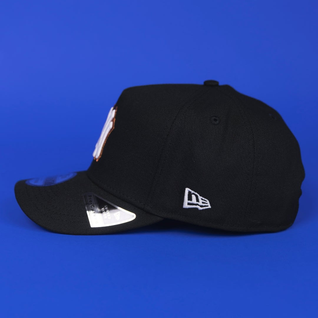 NEW ERA 9FIFTY A-FRAME BLACK NEW YORK YANKEES SNAPBACK W/ SUBWAY SERIES SIDE PATCH