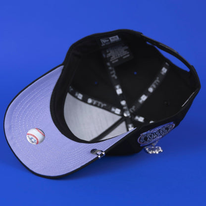 NEW ERA 9FIFTY A-FRAME BLACK NEW YORK YANKEES SNAPBACK W/ SUBWAY SERIES SIDE PATCH