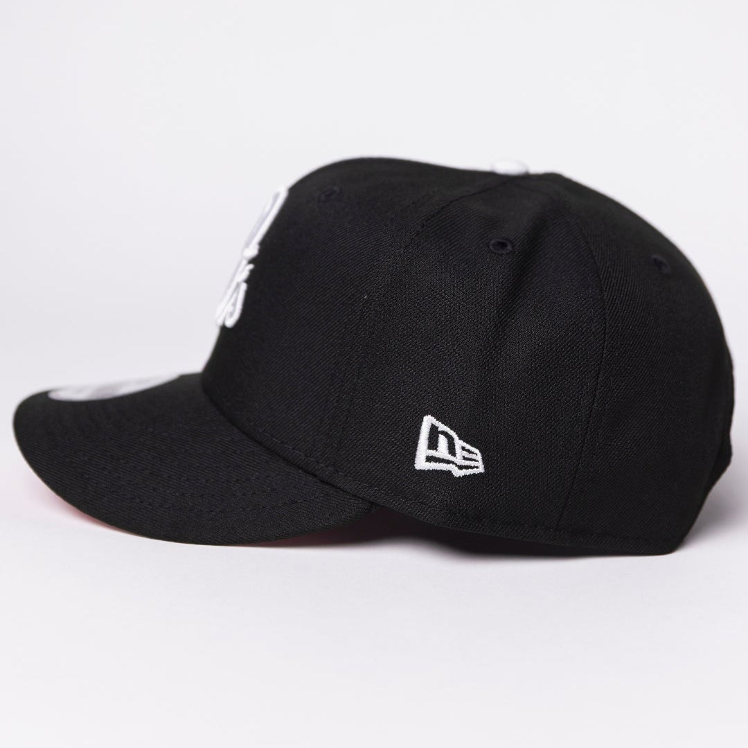 NEW ERA EXCLUSIVE 9FIFTY BLACK BALTIMORE ORIOLES SNAPBACK W/ 50TH ANNIVERSARY PATCH