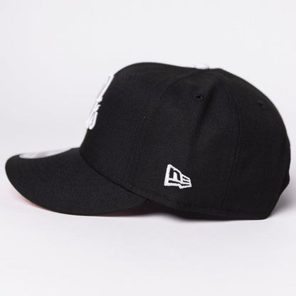 NEW ERA EXCLUSIVE 9FIFTY BLACK BALTIMORE ORIOLES SNAPBACK W/ 50TH ANNIVERSARY PATCH