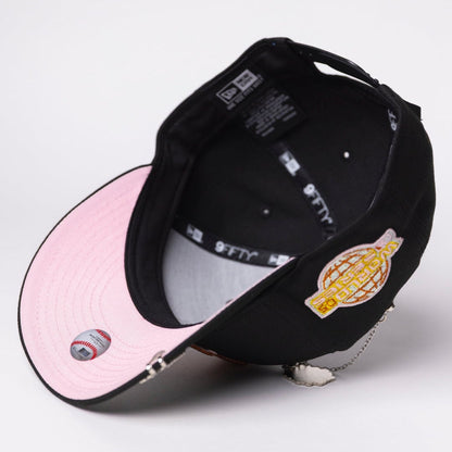 NEW ERA EXCLUSIVE 9FIFTY BLACK CHICAGO WHITE SOX SNAPBACK W/ 2005 WORLD SERIES SIDE PATCH