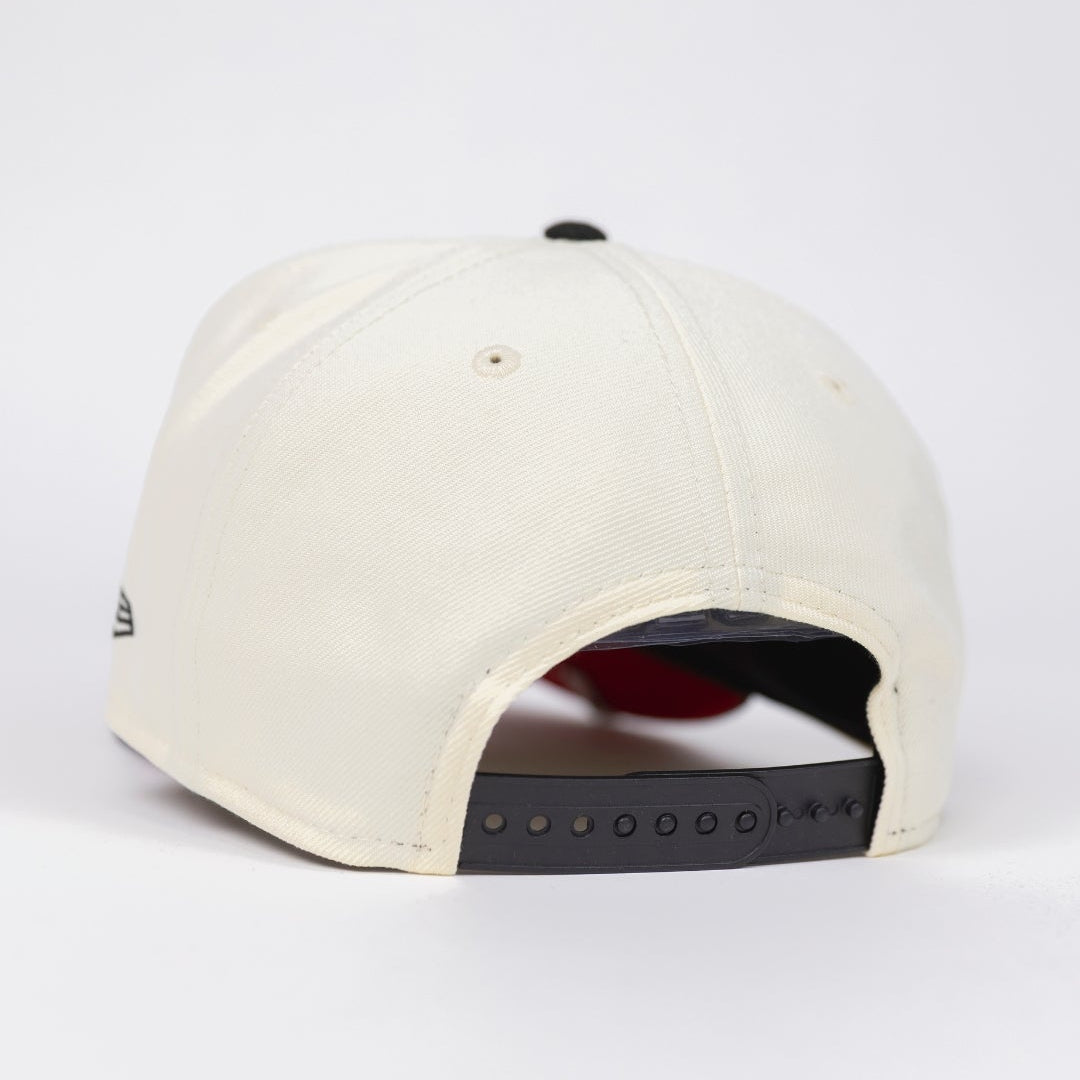NEW ERA EXCLUSIVE 9FIFTY CHROME/ BLACK HOUSTON ASTROS SNAPBACK W/ RED ROSES + 35TH ANNIVERSARY SIDE PATCH