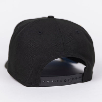 NEW ERA EXCLUSIVE 9FIFTY BLACK PHILADELPHIA PHILLIES SNAPBACK W/ SNOWFLAKES + ALL STAR GAMESIDE PATCH