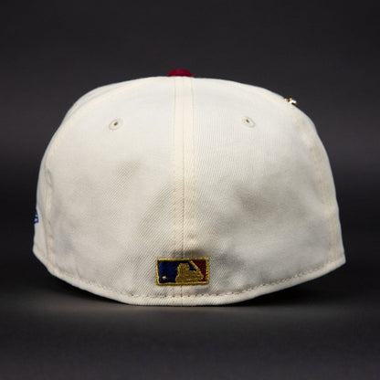 NEW ERA EXCLUSIVE 59FIFTY CHROME/ BLUE BOSTON RED SOX W/ 1936 SIDE PATCH