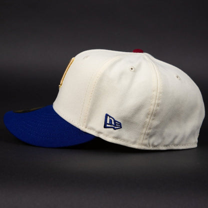 NEW ERA EXCLUSIVE 59FIFTY CHROME/ BLUE MINNESOTA TWINS W/ 25TH ANNIVERSARY SIDE PATCH