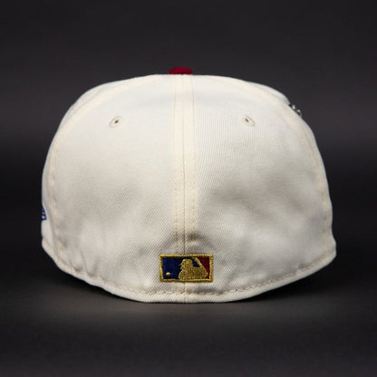 NEW ERA EXCLUSIVE 59FIFTY CHROME/ BLUE MINNESOTA TWINS W/ 25TH ANNIVERSARY SIDE PATCH