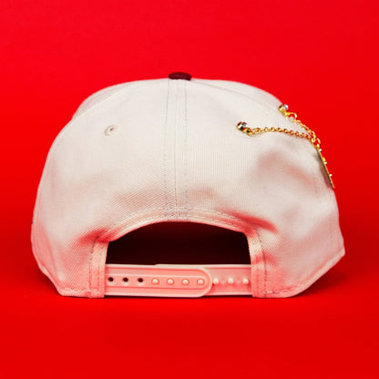 NEW ERA 9FIFTY A-FRAME CHROME/ BLUE MINNESOTA TWINS SNAPBACK W/ 25TH ANNIVERSARY SIDE PATCH