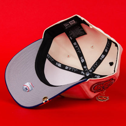NEW ERA 9FIFTY A-FRAME CHROME/ BLUE MINNESOTA TWINS SNAPBACK W/ 25TH ANNIVERSARY SIDE PATCH