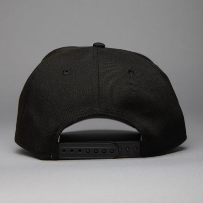 NEW ERA 9FIFTY A-FRAME BLACK TORONTO BLUE JAYS SNAPBACK W/ FLORAL EMBROIDERY + WORLD SERIES SIDE PATCH