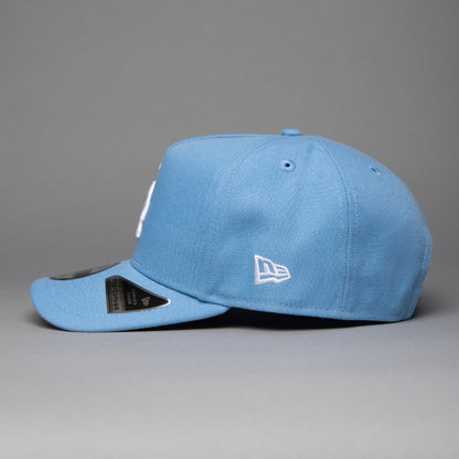 NEW ERA 9FIFTY A-FRAME ICY BLUE LOS ANGELES DODGERS W/ 2020 WORLD SERIES SIDE PATCH