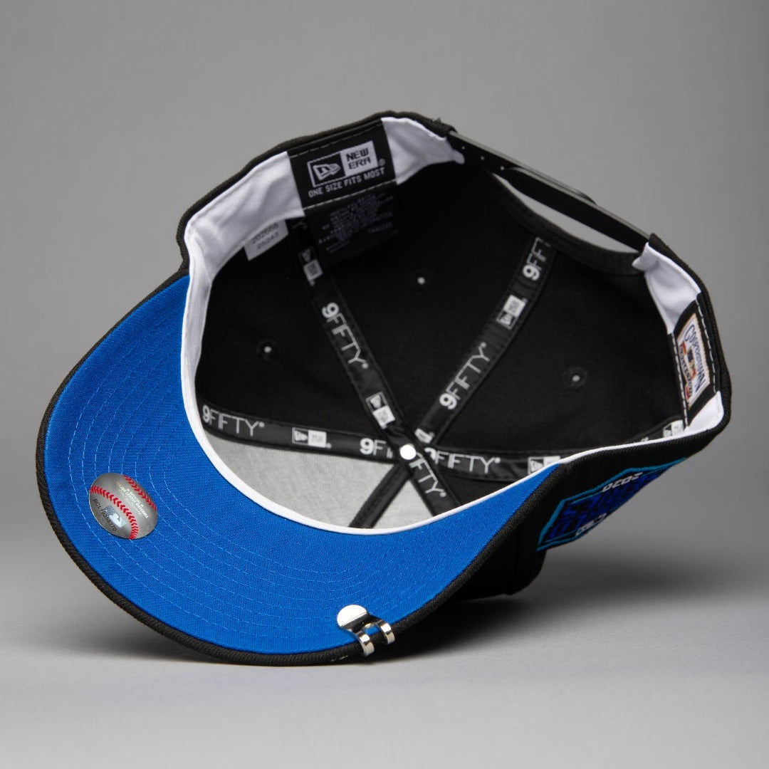 NEW ERA 9FIFTY A-FRAME BLACK LOS ANGELES DODGERS W/ 2020 WORLD SERIES SIDE PATCH