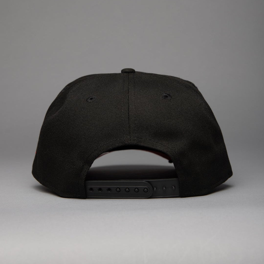 NEW ERA 9FIFTY A-FRAME BLACK HOUSTON ASTROS SNAPBACK W/ 1986 ALL STAR GAME SIDE PATCH