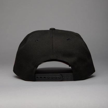 NEW ERA 9FIFTY A-FRAME BLACK HOUSTON ASTROS SNAPBACK W/ 1986 ALL STAR GAME SIDE PATCH