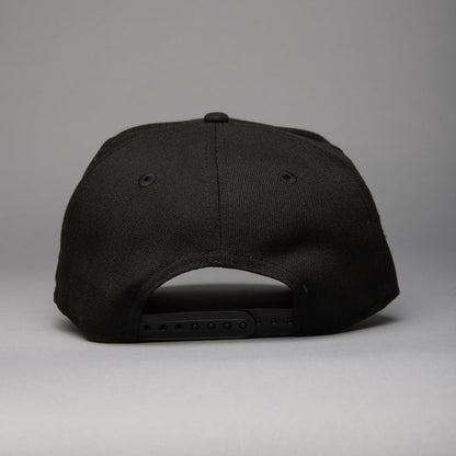 NEW ERA 9FIFTY A-FRAME BLACK ANAHEIM ANGELS SNAPBACK W/ WORLD CHAMPIONS SIDE PATCH