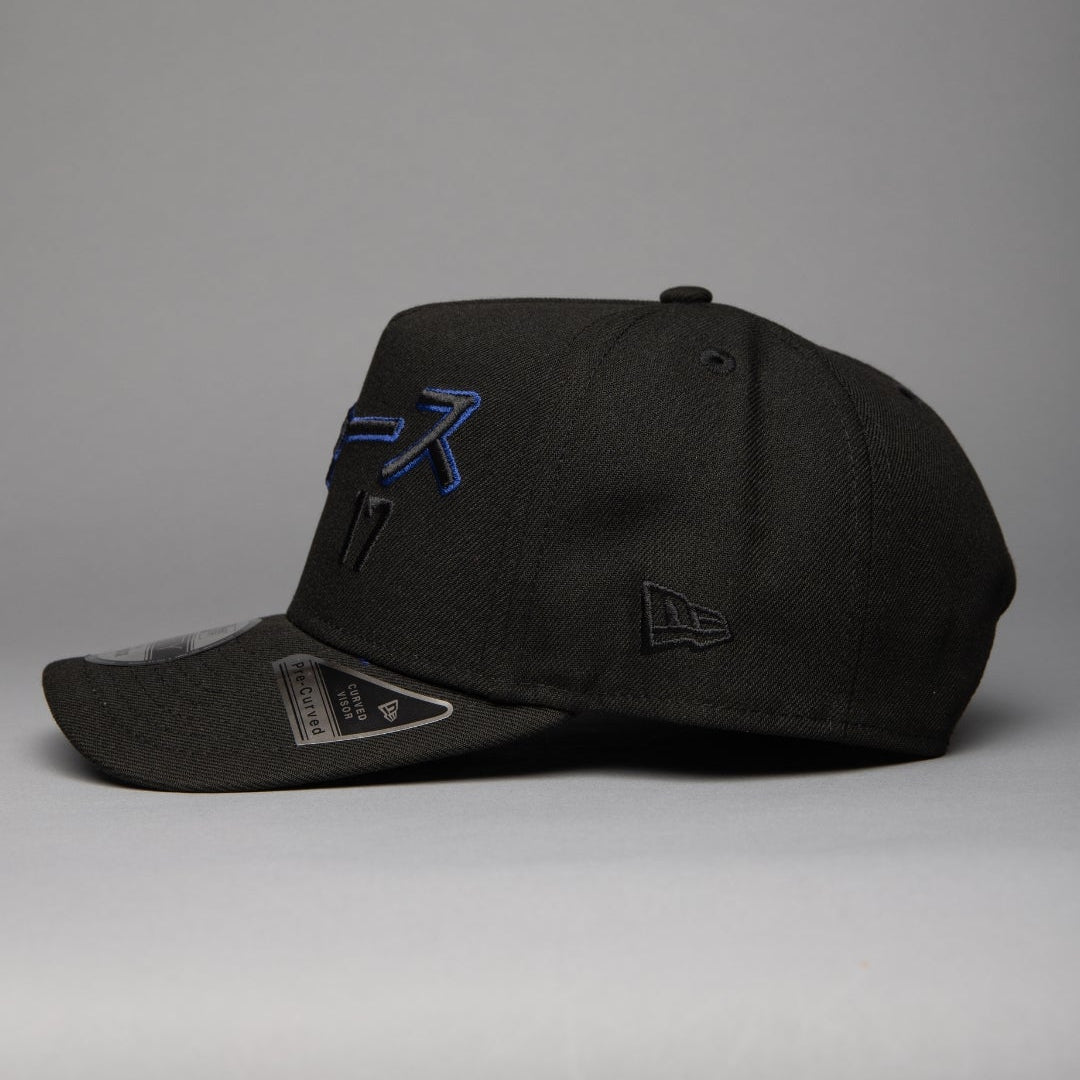 NEW ERA 9FIFTY A-FRAME BLACKED OUT LOS ANGELES DODGERS JAPANESE SCRIPT W/ SHOHEI OHTANI 50-50 CLUB SIDE PATCH