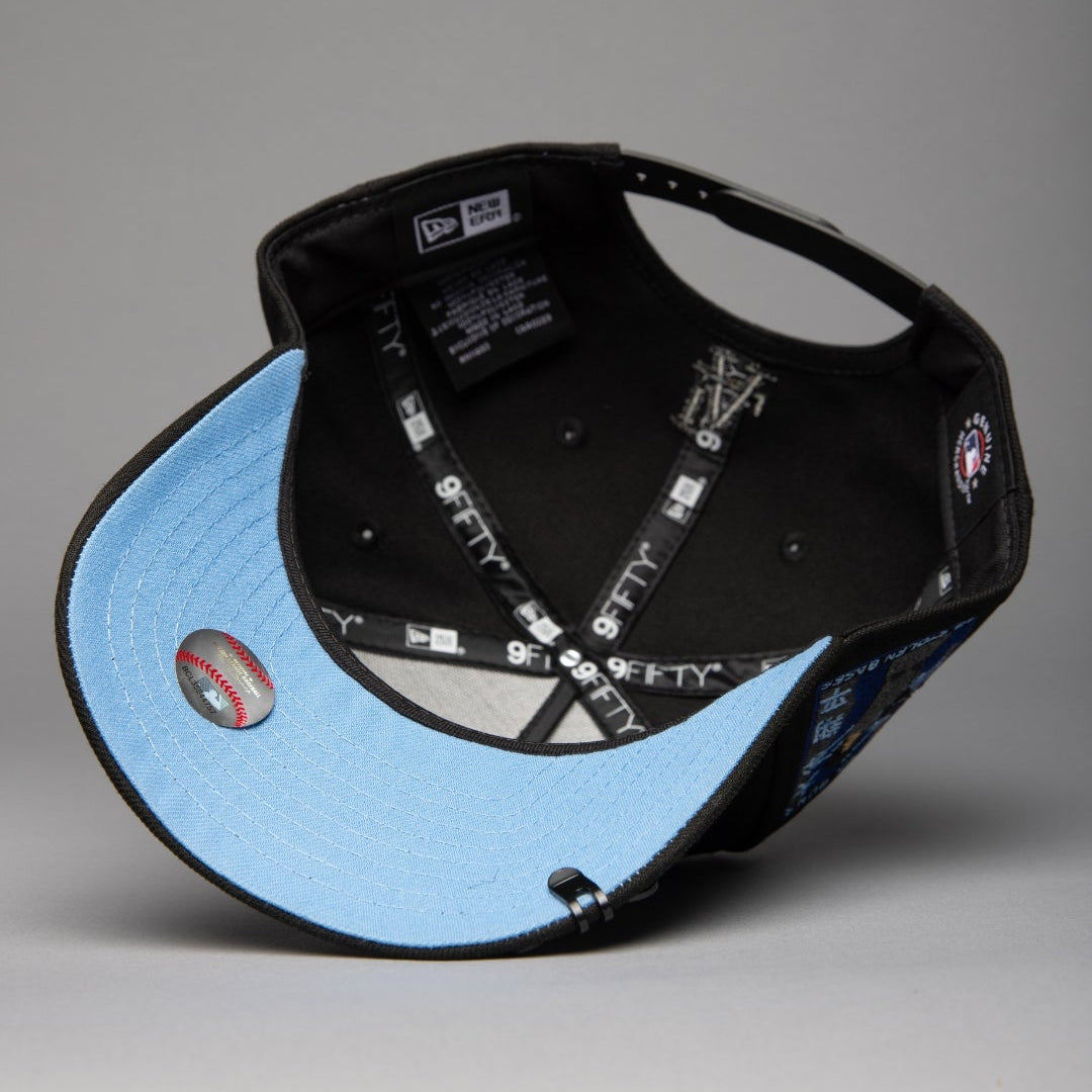 NEW ERA 9FIFTY A-FRAME BLACK LOS ANGELES DODGERS JAPANESE SCRIPT W/ SHOHEI OHTANI 50-50 CLUB SIDE PATCH