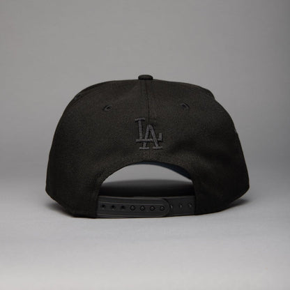 NEW ERA 9FIFTY A-FRAME BLACKED OUT LOS ANGELES DODGERS JAPANESE SCRIPT W/ SHOHEI OHTANI 50-50 CLUB SIDE PATCH
