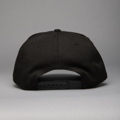 NEW ERA 9FIFTY A-FRAME BLACK ARIZONA DIAMONDBACKS SNAPBACK W/ 1998 INAUGURAL SEASON SIDE PATCH